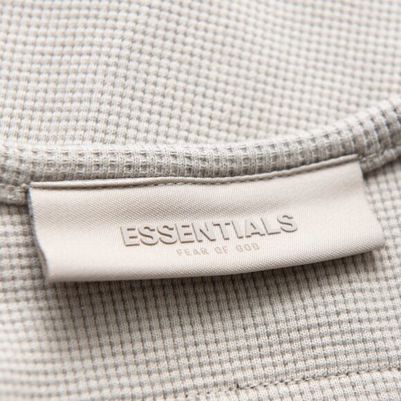 Fear Of God Essentials Waffle Tank Top Seal Grey SS23 Size XS - Picture 3 of 6